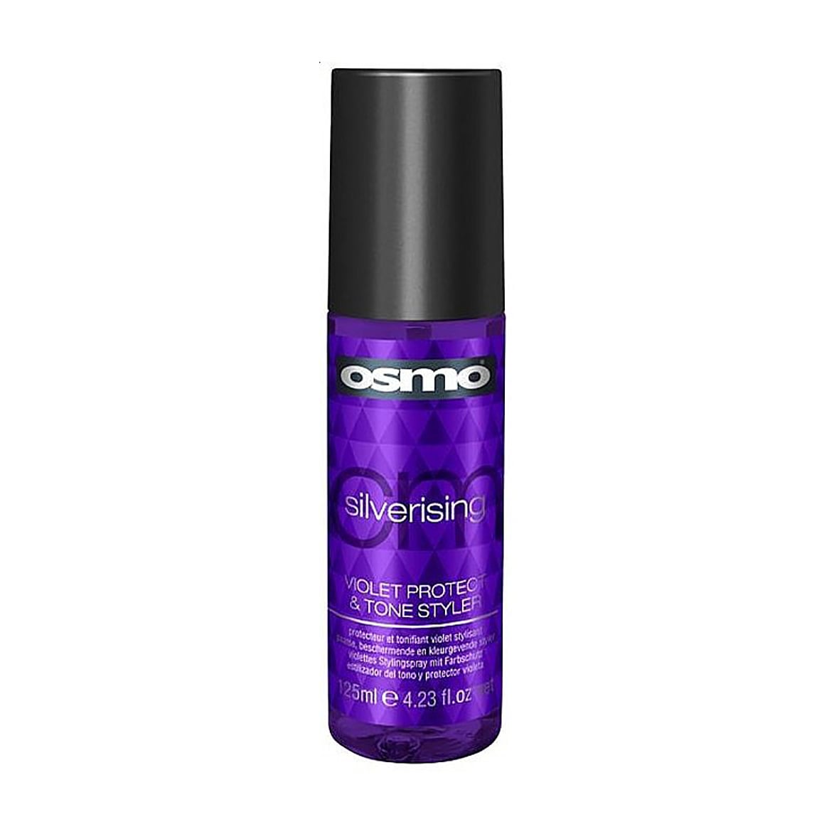 Уцінка! Незмивний спрей Osmo Silverising Violet Protect &amp; Tone Styler для тонування та стайлінгу волосся, 125 мл